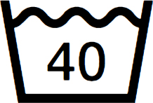 Normál gépi mosás 40 °C-on